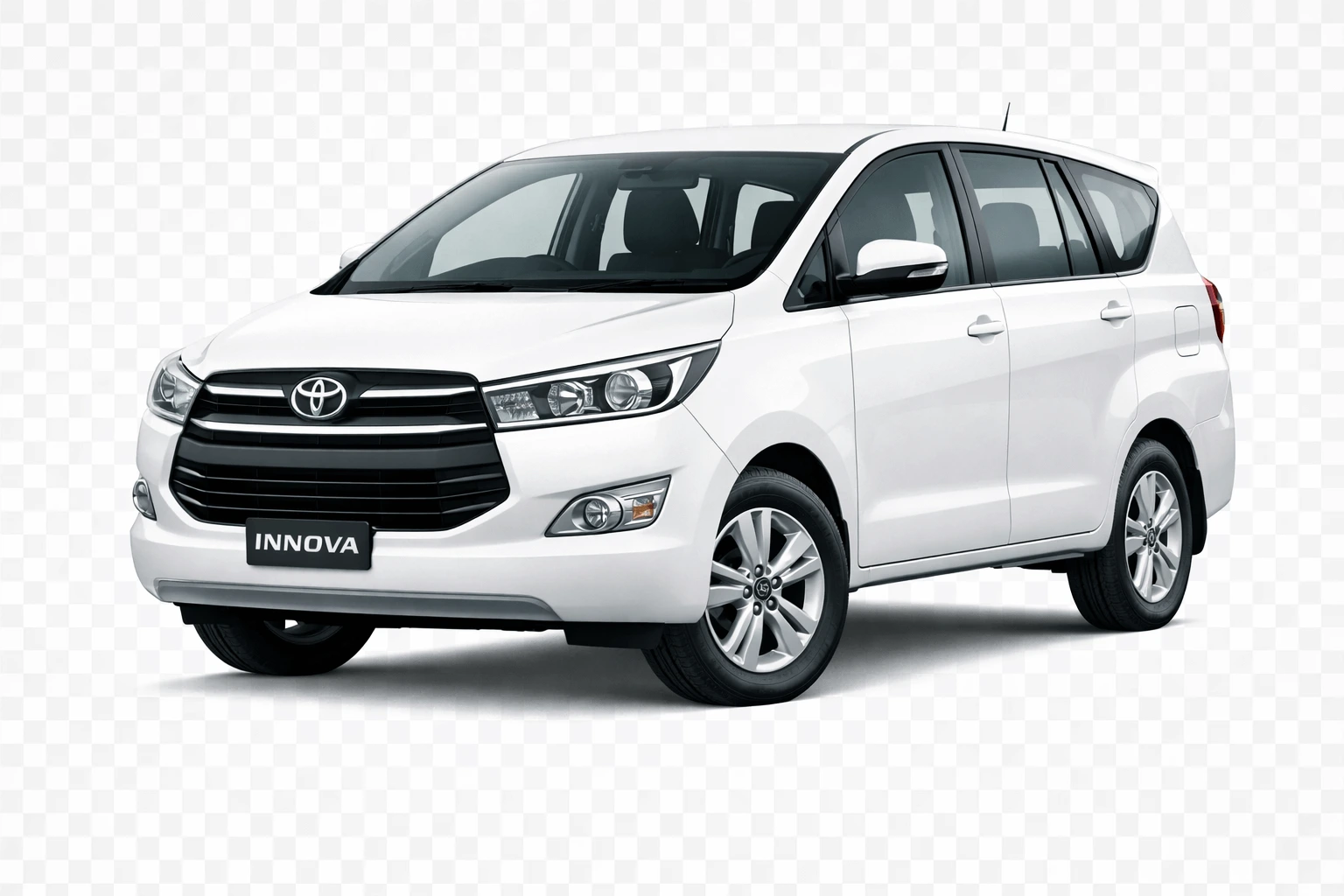 Toyota Innova Crysta SUV taxi, highly recommended for Darjeeling outstation cab rentals.